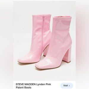 Steve Madden patent leather boots
